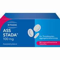 Ass Stada 100mg Magensaftresistente Tabletten  50 Stück - ab 1,14 €