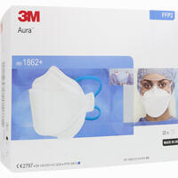 Atemschutzmaske 3m 1862+ Ohne Ventil Aura Ffp2 20 Stück