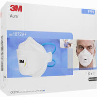 Atemschutzmaske 3m 1872v+ mit Ventil Aura Ffp2 10 Stück