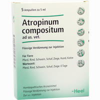 Atropin Compositum Ad Us. Vet. Ampullen  5 Stück - ab 12,27 €