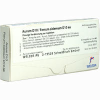 Aurum D10 /Ferrum Sidereum D10 Aa Ampullen 8 x 1 ml - ab 20,99 €