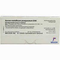 Aurum Met Praep D30 Ampullen 8 Stück