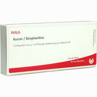 Aurum/strophanthus Ampullen 10 x 1 ml