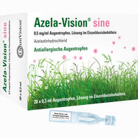 Azela- Vision Sine 0.5mg/ml Augentropfen im Einzeldosisbehältnis  10 x 0.3 ml - ab 2,95 €