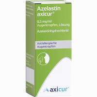 Azelastin Axicur 0. 5 Mg Ml Augentropfen Lösung 6 ml