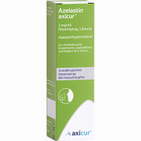 Azelastin Axicur 1 Mg Ml Nasenspray Lösung 10 ml
