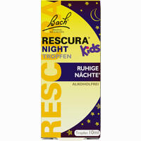 Bachblüten Rescura Night Kids Tropfen Alkoholfrei 10 ml