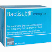 Bactisubtil Complex Kapseln 50 Stück - ab 18,99 €