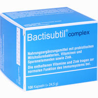 Bactisubtil Complex Kapseln 50 Stück - ab 18,99 €