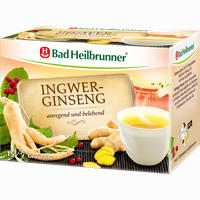 Bad Heilbrunner Ingwer- Ginseng Tee Filterbeutel 15 Stück 