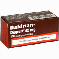 Baldrian Dispert 45mg Tabletten 100 Stück - ab 4,83 €