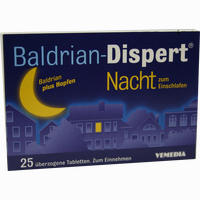 Baldrian Dispert Nacht Zum Einschlafen Tabletten 50 Stück - ab 5,90 €