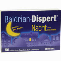 Baldrian Dispert Nacht Zum Einschlafen Tabletten 50 Stück - ab 5,90 €