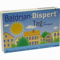 Baldrian Dispert Tag zur Beruhigung Tabletten 100 Stück - ab 5,37 €