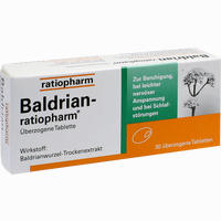 Baldrian- Ratiopharm Tabletten 30 Stück - ab 4,41 €