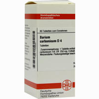 Barium Carb D4 Tabletten 80 Stück - ab 6,93 €
