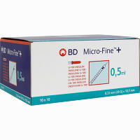 Bd Micro- Fine+ U100 Ins. Spr. 12. 7mm 100 x 0.5 ml