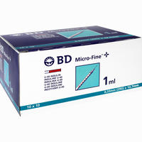 Bd Micro- Fine+ U40 Ins. Spr. 12. 7mm 100 x 1 ml