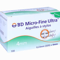 Bd Micro- Fine Ultra Pen- Nadeln 0. 23x4mm Emra-med 100 Stück