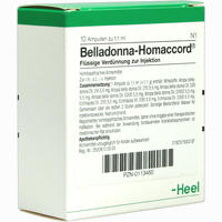 Belladonna Homaccord Ampullen 10 Stück - ab 15,59 €