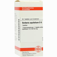 Berberis Aquif D6 Tabletten 80 Stück