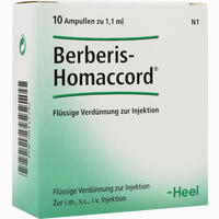 Berberis Homaccord Ampullen 10 Stück - ab 16,08 €