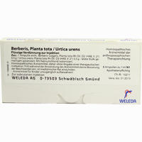 Berberis Planta Tota Ur Ur Ampullen 8 x 1 ml