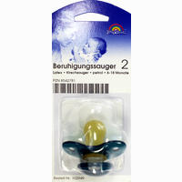 Beruhigungssauger 2 Latex Kirschsauger Dunkelblau 6- 18 Monate Büttner-Frank GmbH 1 Stück