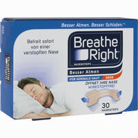 Besser Atmen Breathe Right Nasenpflaster Beige Gro 30 Stück
