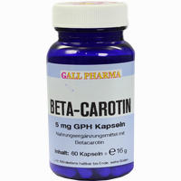 Beta Carotin 5mg 60 Stück - ab 9,10 €