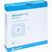 Biatain Ag Schaumverband Selbst- Haftend 7.5x7.5cm 5 Stück