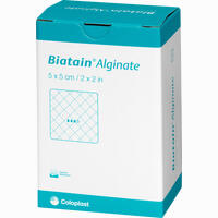 Biatain Alginate Kompressen 5x5cm Verband Coloplast GmbH 30 Stück