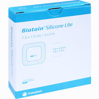 Biatain Silicone Lite Schaumverband 7.5x7.5cm  Coloplast GmbH 10 Stück
