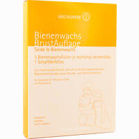Bienenwachs- Brustauflage Scha Woll Vlies Wachswerk Folie 3 Stück