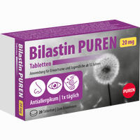 Bilastin Puren 20 Mg Tabletten 20 Stück