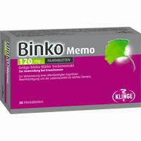 Binko Memo 120 Mg Filmtabletten  30 Stück - ab 12,39 €