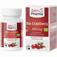 Bio Cranberry Vegi Kapseln 400 Mg  30 Stück 