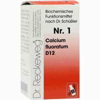 Biochemie 1 Calcium Fluoratum D12 Tabletten Dr.RECKEWEG & Co. GmbH 200 Stück