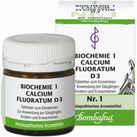 Biochemie 1 Calcium Fluoratum D3 Tabletten 80 Stück - ab 2,59 €