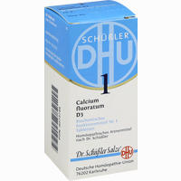 Biochemie 1 Calcium Fluoratum D3 Tabletten DHU-Arzneimittel GmbH & Co. KG 80 Stück 