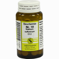 Biochemie Nestmann Nr.10 Natrium Sulfuricum D12 Tabletten 1000 Stück - ab 3,08 €