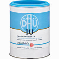 Biochemie 10 Natrium Sulfuricum D6 Tabletten Dhu-arzneimittel 200 Stück - ab 3,10 €