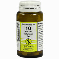 Biochemie Nestmann Nr.10 Natrium Sulfuricum D6 Tabletten 1000 Stück - ab 2,86 €
