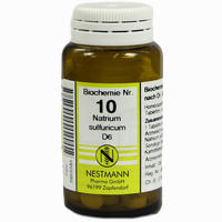 Biochemie Nestmann Nr.10 Natrium Sulfuricum D6 Tabletten 1000 Stück - ab 3,05 €