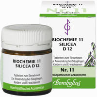 Biochemie 11 Silicea D12 Tabletten 80 Stück - ab 2,25 €