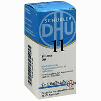 Biochemie 11 Silicea D6 Tabletten Dhu-arzneimittel gmbh & co. kg 200 Stück - ab 3,47 €