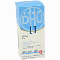 Biochemie 11 Silicea D6 Tabletten Dhu-arzneimittel gmbh & co. kg 200 Stück - ab 3,47 €