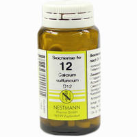 Biochemie Nestmann Nr.12 Calcium Sulfuricum D12 Tabletten 1000 Stück - ab 3,08 €