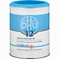 Biochemie 12 Calcium Sulfuricum D6 Tabletten Dhu-arzneimittel 200 Stück - ab 2,55 €