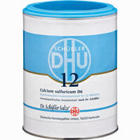 Biochemie 12 Calcium Sulfuricum D6 Tabletten Dhu-arzneimittel gmbh & co. kg 200 Stück - ab 3,31 €